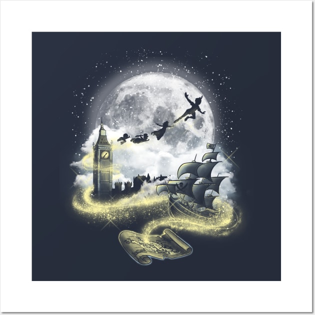 Pixie dust road Wall Art by Licunatt